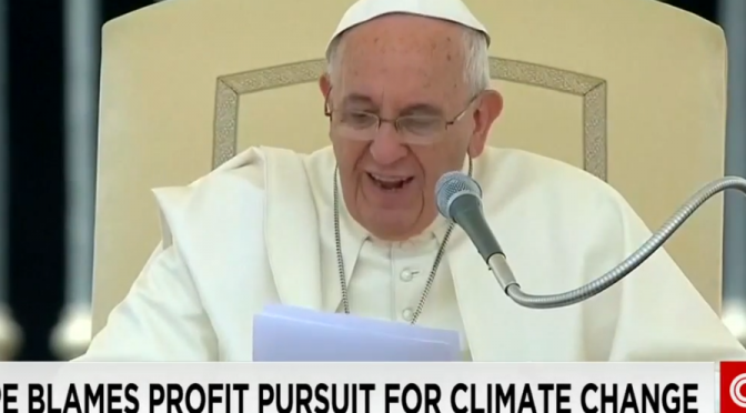 Papst: Letzte Ölung für CO2 Lobby?