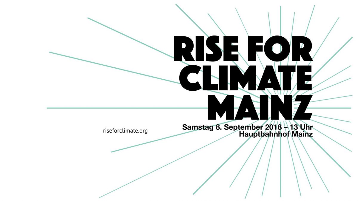 8. Sept. Demo: Rise For Climate – Mainz