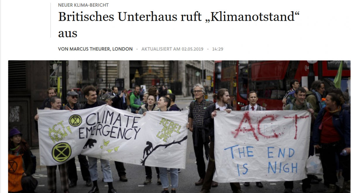 Konstanz & Großbritanien: Klima-Notstand